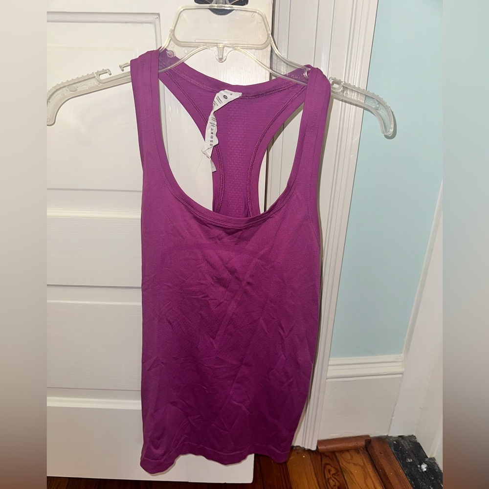 Purple Size 6 Lululemon swiftly tech tank top